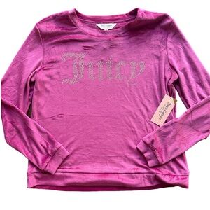 Juicy Couture Sleepwear Velour Top Size Small